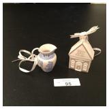 (2) Wedgewood Ornaments
