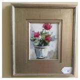 "Geranium" Original Oil Painting by Elaine Jacks