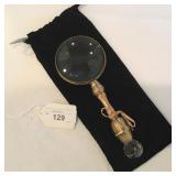 Large Brass Magnifying Glass