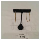 14K 2in Hoop Earrings