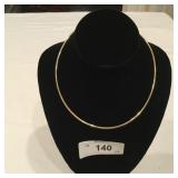 14K 18in Choker Chain