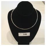 14K 18in White Gold Necklace