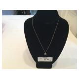 Vintage Sterling Silver Necklace W/Locket