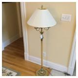 Floor Lamp W/Pineapple Design & Three Candelabras