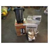 Cuisinart Food Processor & Westbend Coffee Pot