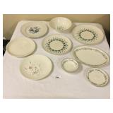 Assortment of China Plates & Bowls