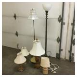 (2) Floor Lamps & (4) Table Lamps