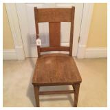 Antique Oak Desk Chair