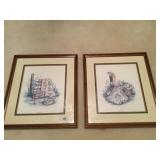 Paula Vaugn "Pink Ribbon" & "Blue Bonnet" Prin