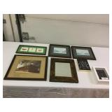 Framed Pictures and Vintage Mirrior
