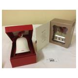 Hallmark 2008 Bell & 2006 O Come All Ye Faithful