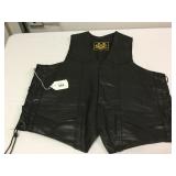 UNIK International, Inc Black Leather Vest