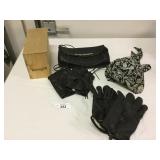 Harley Davidson Bag, Cloth Cap & Gloves