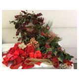 Christmas Wreath, Flowers & Bows