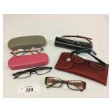 (5) Pairs Ladies Reading Glasses