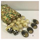 Black & Gold Christmas Ornaments