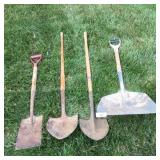 (4) Working Shovels