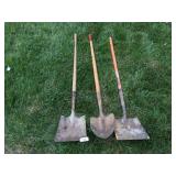 (3) Working Shovels