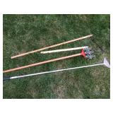 Sickle, Grubber, Scrapper & Pole