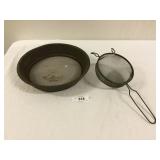 (2) Vintage Strainers
