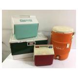 (4) Coolers - Coleman & Igloo