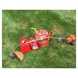 Tanaka Weed Eater & (3) Gas Cans