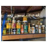 Shelf of Paint Products