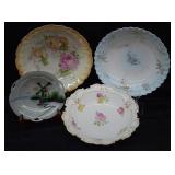 4 pcs. Antique Bavarian & German Porcelain Bowls