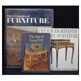 3 pcs. Furniture History Books