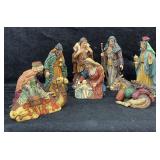 Collectable 9pcs. Porcelain Nativity Set