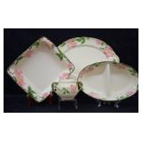 4 pcs. Franciscan Earthenware Desert Rose Servers