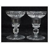 Pair of Crystal Candlestick Holders