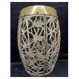 Vintage Brass Asian Stool