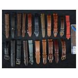 22 pcs. Leather Watch Bands