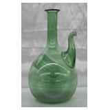 Italian Vetri Di Empoli Glass Chilled Wine Carafe