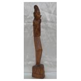 Hand Carved Southeast Asian Teak Wood Figure