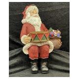 Resin Sitting Santa Claus
