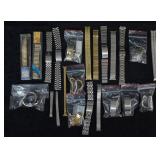 22 pcs. Metal Watch Bands - Various Makers