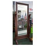 Empire-style Cheval Mirror