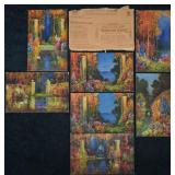 Raphael Tuck Oilette Post Card Pack w/ Orig Sleeve