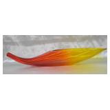 Vintage Blenko Art Glass 964-L Cornucopia