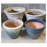 4pc. Various Flower Pots - Plus