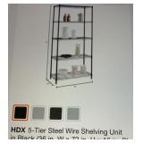Steel Wire 5-Tier Shelving Unit