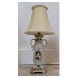Victorian Bisque Relief Lamp