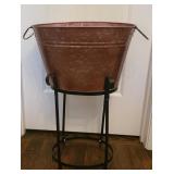NEW Copper Bucket w/ Stand
