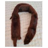 Handmade Dyed Japanese Genuine Mink Scarf