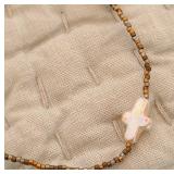 Genuine Mother of Pearl Cross Necklace