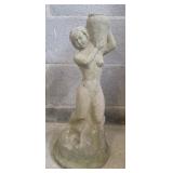 Art Nouveau Water Girl Garden Sculpture