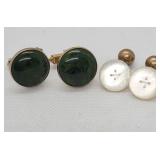 Anson Cuff Links & Mother of Pearl Cuff Links