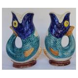 2pc Koi Gluggle Water Jug Pitchers